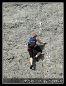 Bohinj - Sector A1 (lezenie, lezení, climbing)