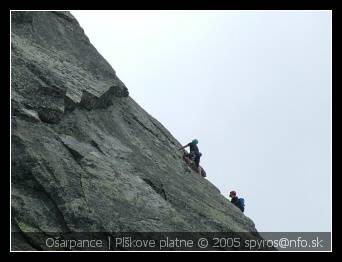 Vysoké Tatry | Ošarpance | Plškove platne (VI)