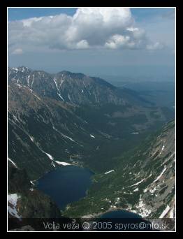 Vysoké Tatry | Morskie oko z vrcholu Volia veža Vysoké Tatry | Morskie oko z vrcholu Volia veža