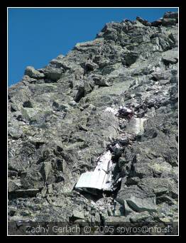 Vysoké Tatry | Zadný Gerlach | Trosky lietadla z 2. sv. vojny