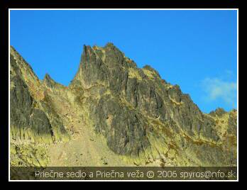 Vysoké Tatry | Prie?ne sedlo a Prie?na veža