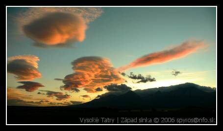 Vysoké Tatry | Západ slnka