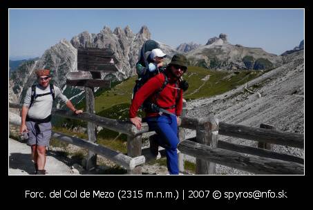 Forc. del Col de Mezo (2315 m.n.m.)