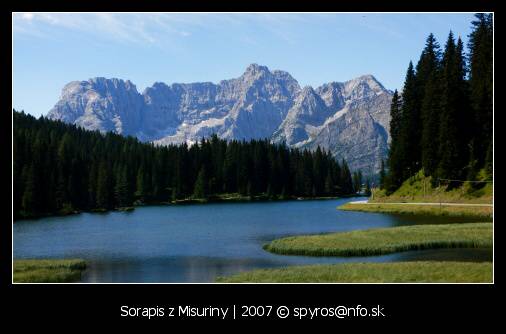 Lago di Misurina -<br />
Sorapis