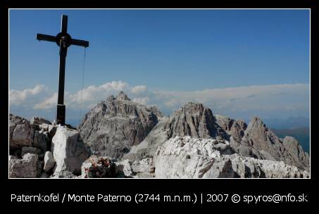 Paternkofel / Monte Paterno (1744 m.n.m.)