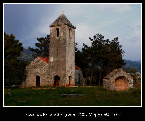 Starigrad-Paklenica - Kostol sv. Peter